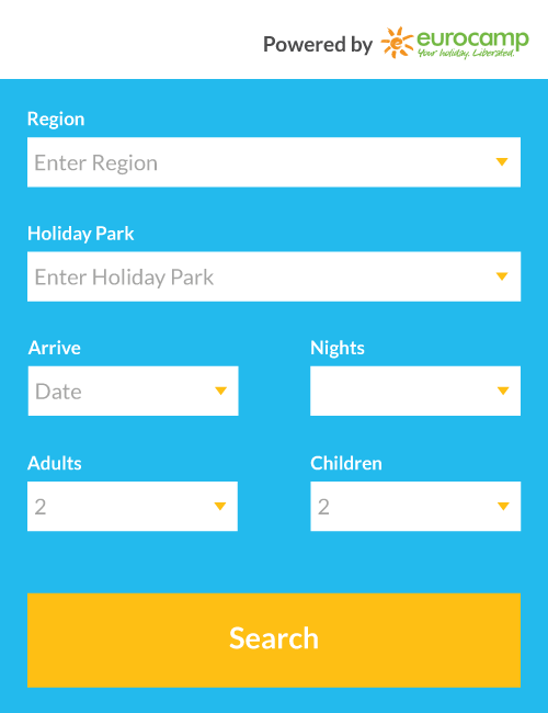 Search for holiday parks in Europe with Eurocamp